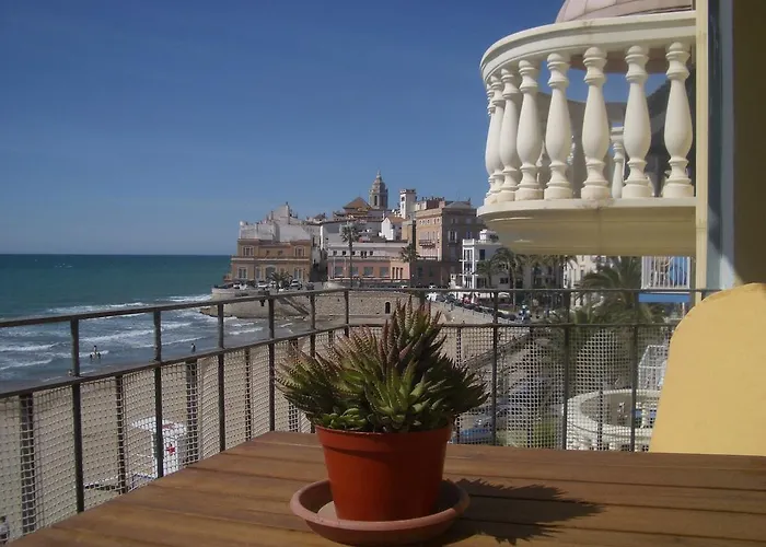 Sitges Beach Panorama