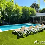 Villa De Los Leones In Heart Of Sitges By Beach And Town With A/C And Games