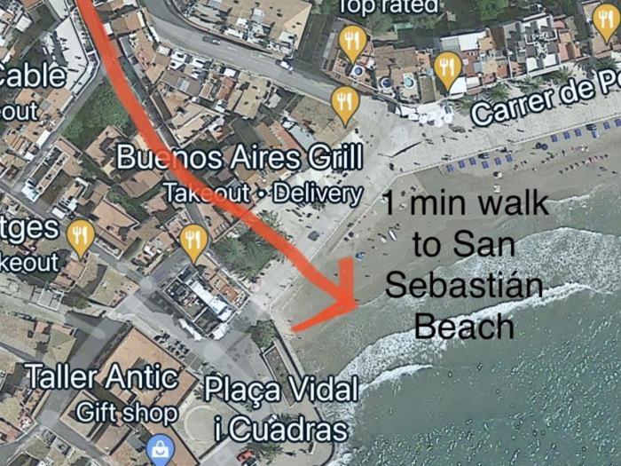 Apartment Spaces Deluxe Apartment- 3 Bedroom, 2 Bathroom, Next To Beach, Sleeps 6 Sitges