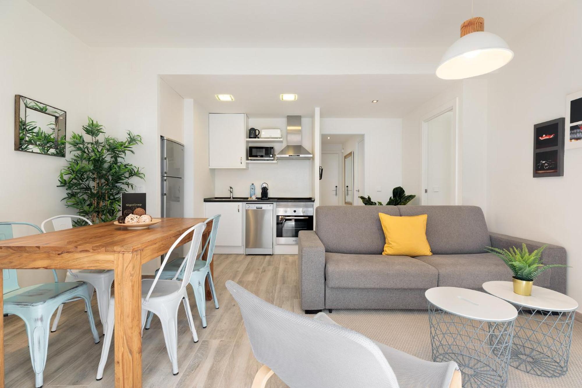 Apartment Group Blue&white